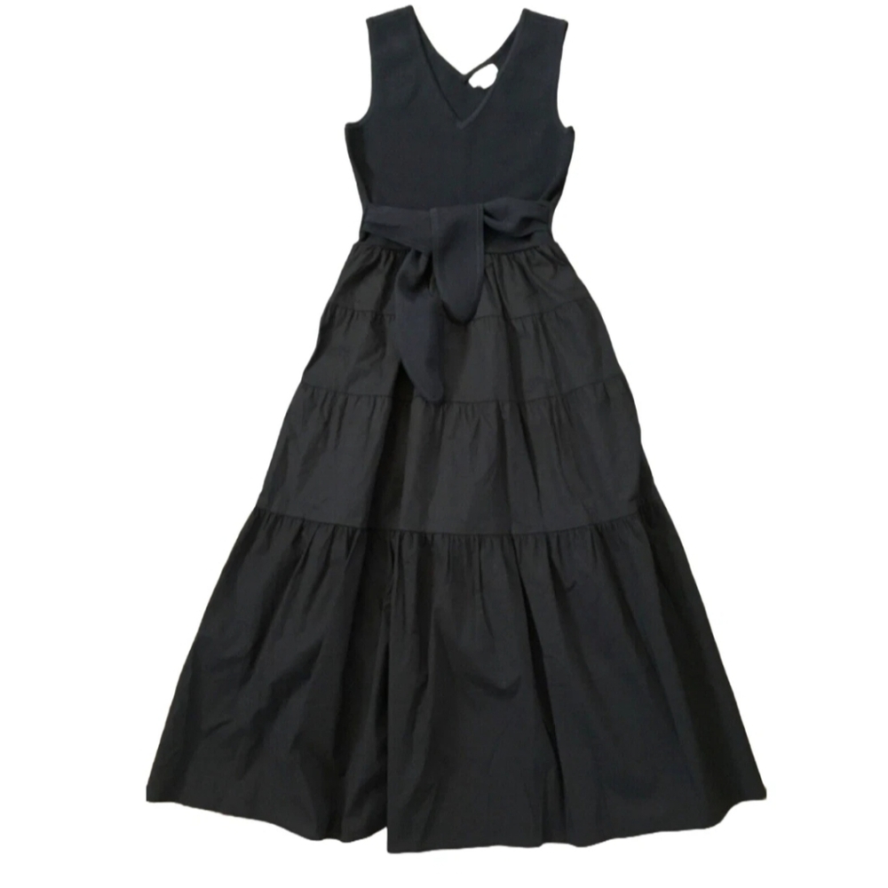 Jason Wu‎  Navy Blue Maxi Sundress with V-Neck for Weddings